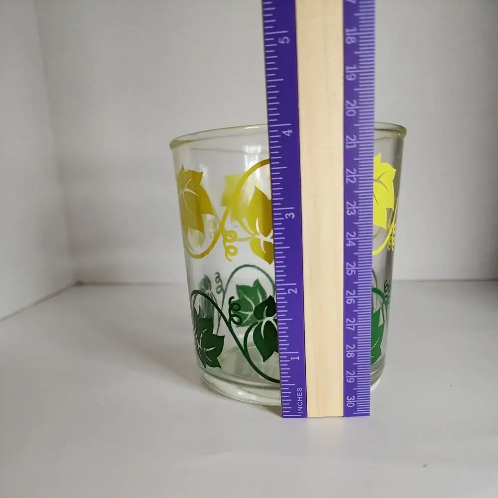 VTG Hazel Atlas Glass Sour Cream 4